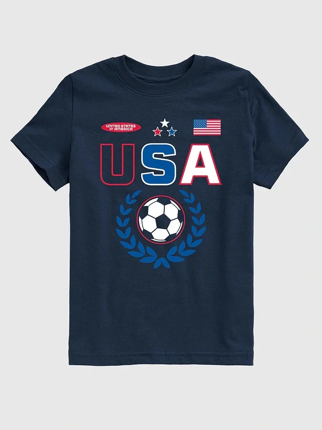 T-shirt graphique pour enfants « USA Soccer »