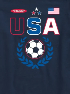 T-shirt graphique pour enfants « USA Soccer »
