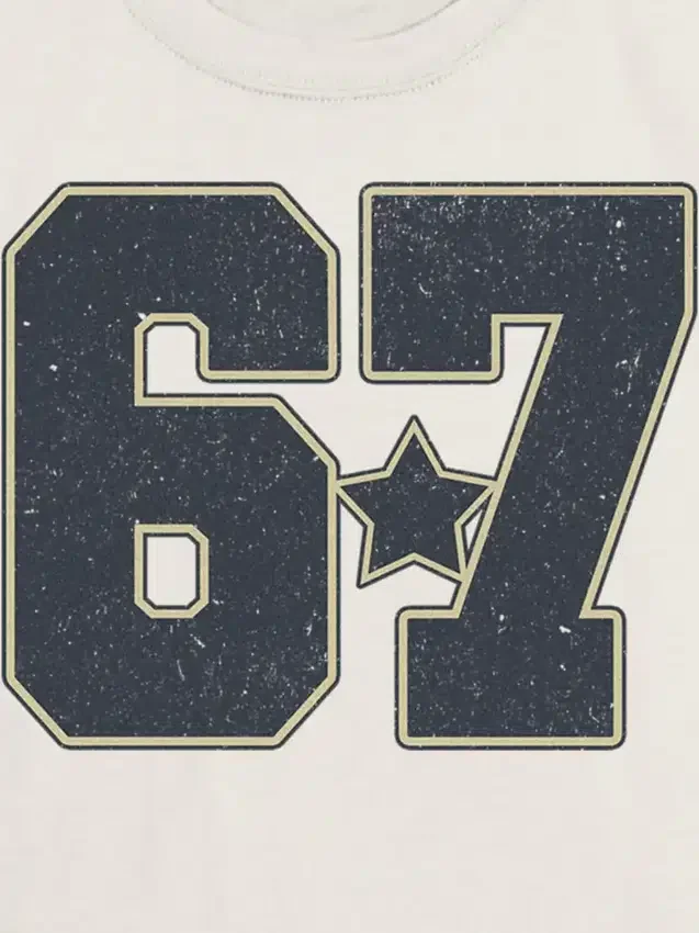 T-shirt graphique « Six Seven » pour enfants