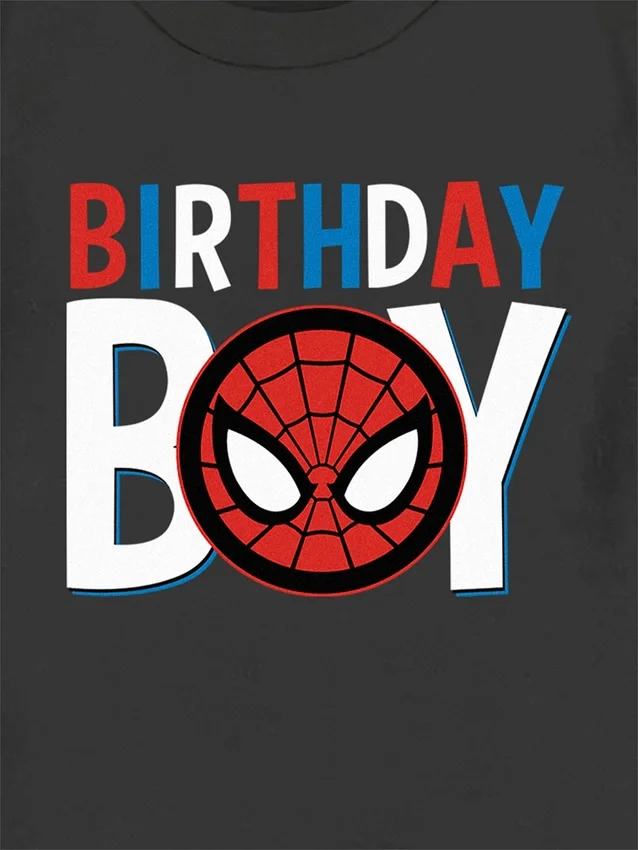 T-shirt graphique « Spider-Man Birthday Boy » pour tout-petits