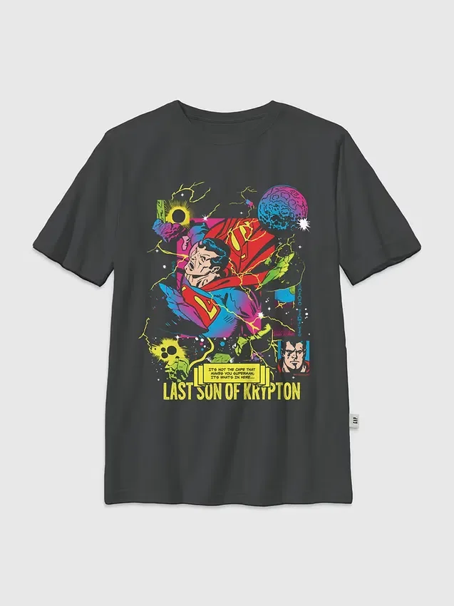 T-shirt graphique Superman « Son of Krypton » pour enfant