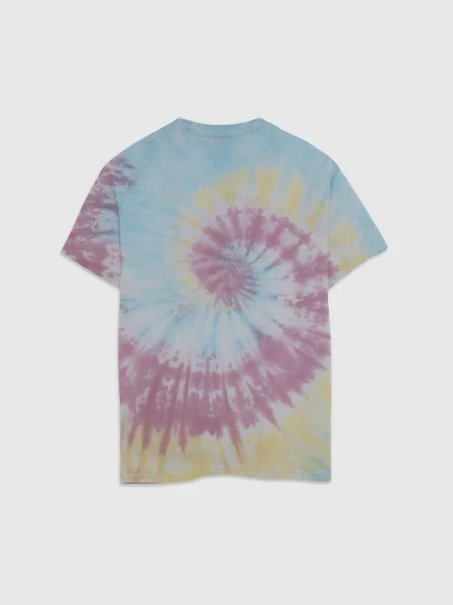 T-shirt graphique tie-dye Lilo et Stitch pour enfants