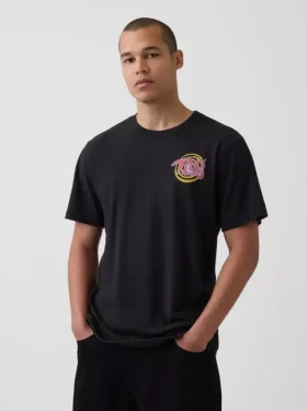 T-shirt graphique Tlc à la coupe décontractée