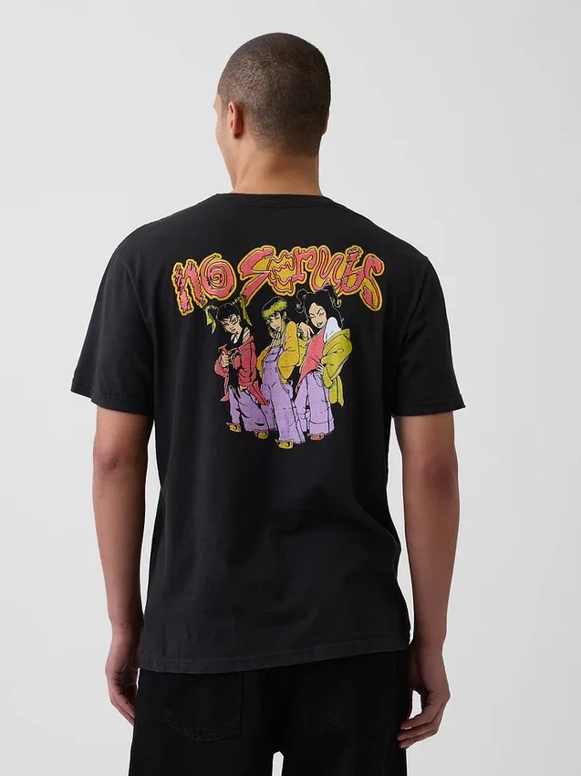 T-shirt graphique Tlc à la coupe décontractée
