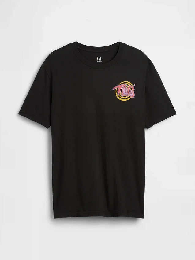 T-shirt graphique Tlc à la coupe décontractée