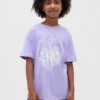 T-shirt graphique tunique oversize pour enfant