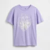 T-shirt graphique tunique oversize pour enfant