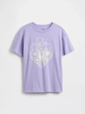 T-shirt graphique tunique oversize pour enfant