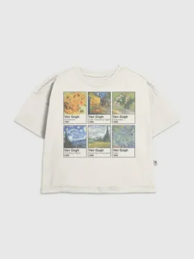 T-shirt graphique « Van Gogh Swatches » pour enfants