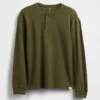 T-shirt Henley ample pour enfants