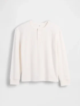 T-shirt Henley ample pour enfants