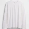 T-shirt Henley décontracté