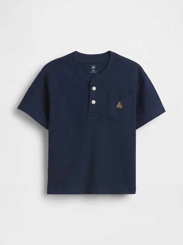 T-shirt Henley à poche pour Bébé & Enfant