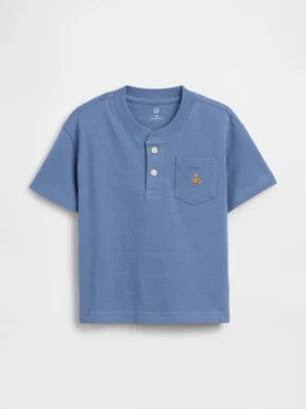 T-shirt Henley à poche pour Bébé & Enfant