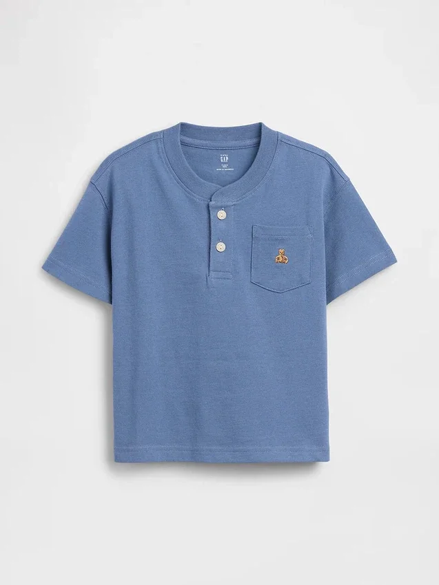 T-shirt Henley à poche pour Bébé & Enfant