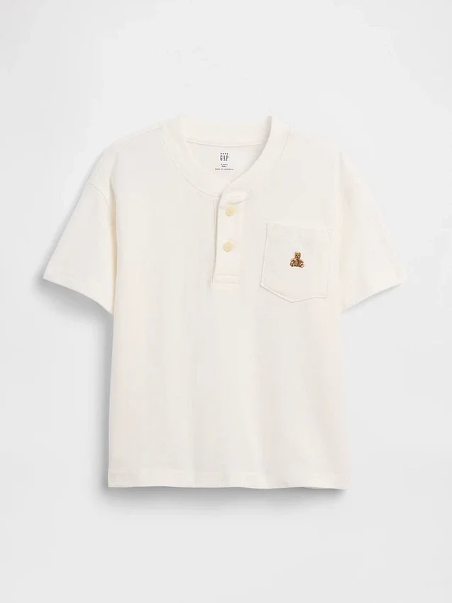 T-shirt Henley à poche pour Bébé & Enfant