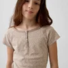 T-shirt Henley raglan pour enfant