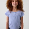 T-shirt Henley raglan pour enfant