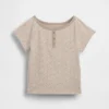 T-shirt Henley raglan pour enfant