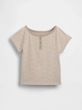 T-shirt Henley raglan pour enfant