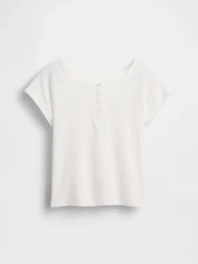 T-shirt Henley raglan pour enfant