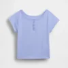 T-shirt Henley raglan pour enfant