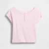T-shirt Henley raglan pour enfant