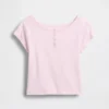 T-shirt Henley raglan pour enfant