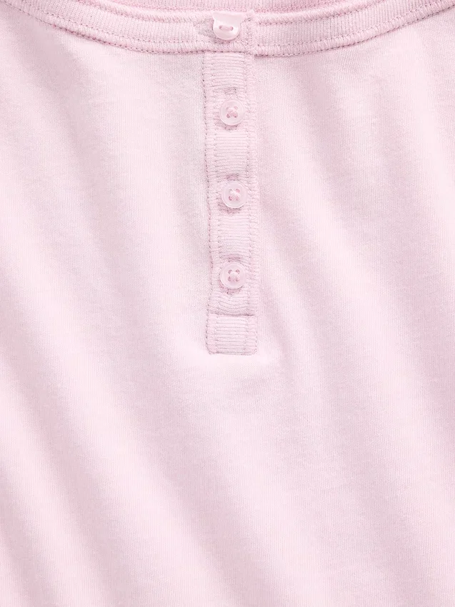 T-shirt Henley raglan pour enfant