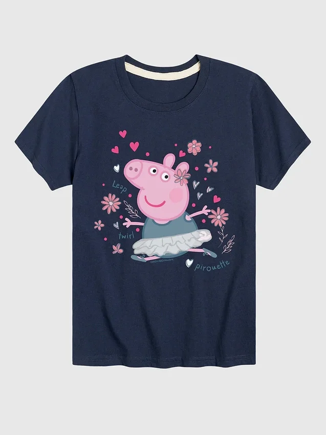 T-shirt à manches courtes « Peppa Pig Ballet Peppa » pour tout-petits