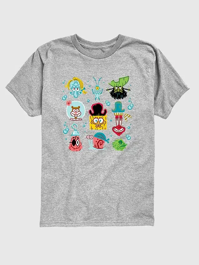 T-shirt à manches courtes pour enfants « The SpongeBob Movie : À la recherche de Squarepants »