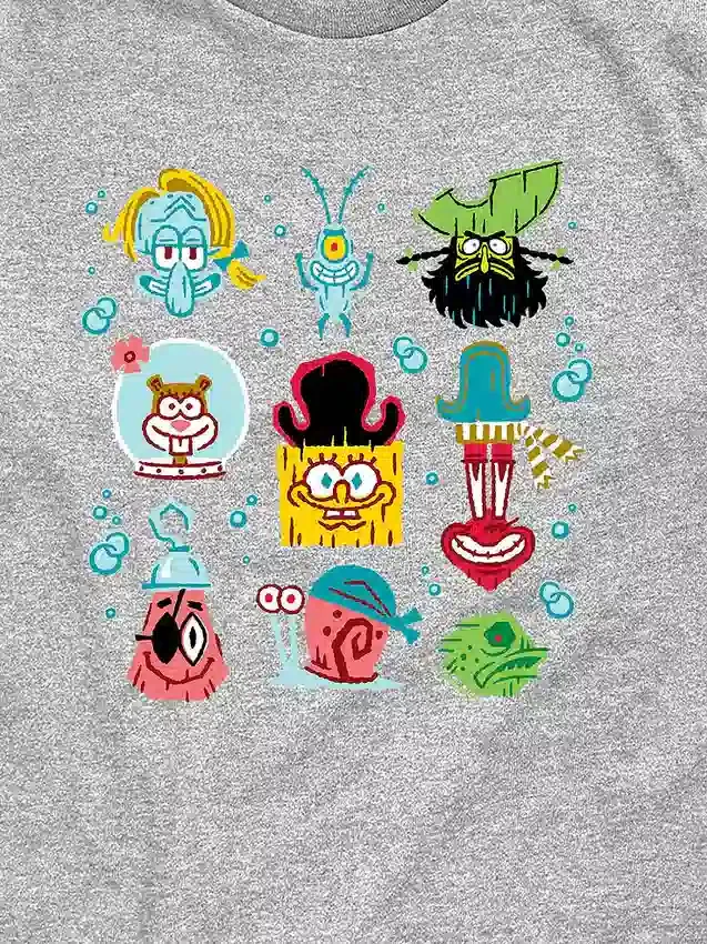 T-shirt à manches courtes pour enfants « The SpongeBob Movie : À la recherche de Squarepants »