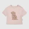 T-shirt à manches courtes pour tout-petits avec motif « Doggie Bow »