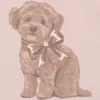 T-shirt à manches courtes pour tout-petits avec motif « Doggie Bow »