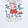 T-shirt à manches courtes pour tout-petits avec motif « Peppa Pig Dinosaur Expert »
