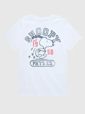 T-shirt à manches courtes « Snoopy Phys Ed » Peanuts pour enfants