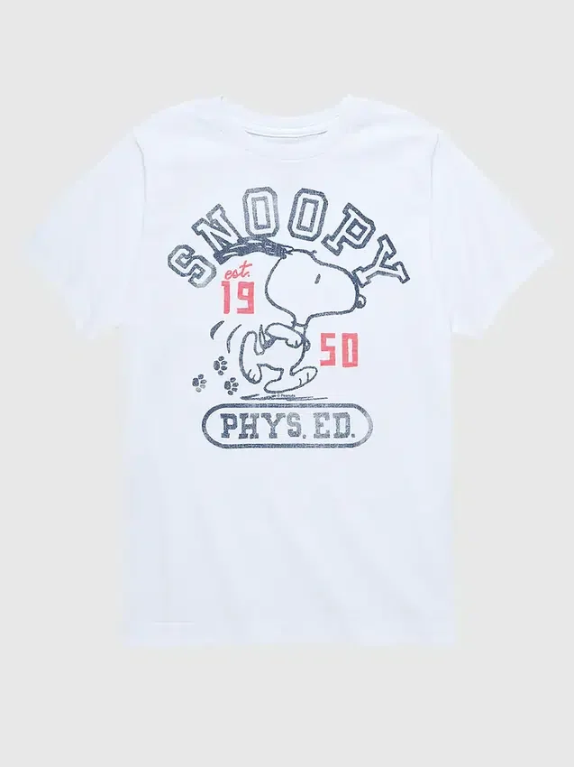 T-shirt à manches courtes « Snoopy Phys Ed » Peanuts pour enfants