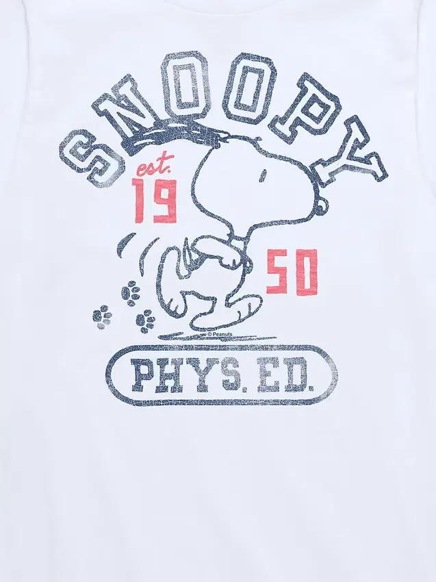 T-shirt à manches courtes « Snoopy Phys Ed » Peanuts pour enfants