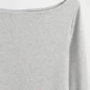 T-shirt moderne à col bateau