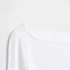 T-shirt moderne à col bateau