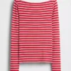 T-shirt moderne à col bateau