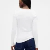 T-shirt moderne à col en V