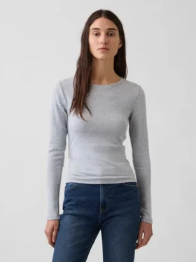 T-shirt moderne à col rond