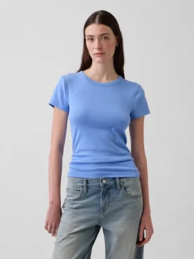 T-shirt moderne à col rond