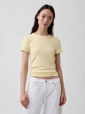 T-shirt moderne à col rond
