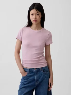 T-shirt moderne à col rond