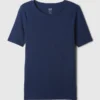 T-shirt moderne à col rond