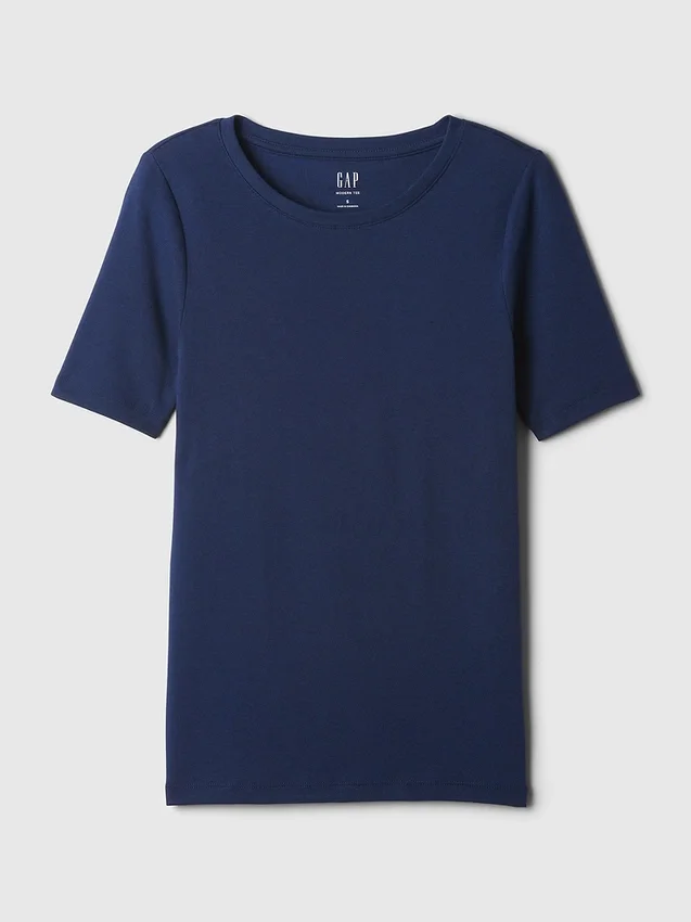 T-shirt moderne à col rond