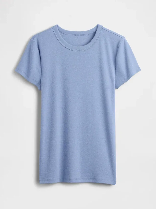 T-shirt moderne à col rond