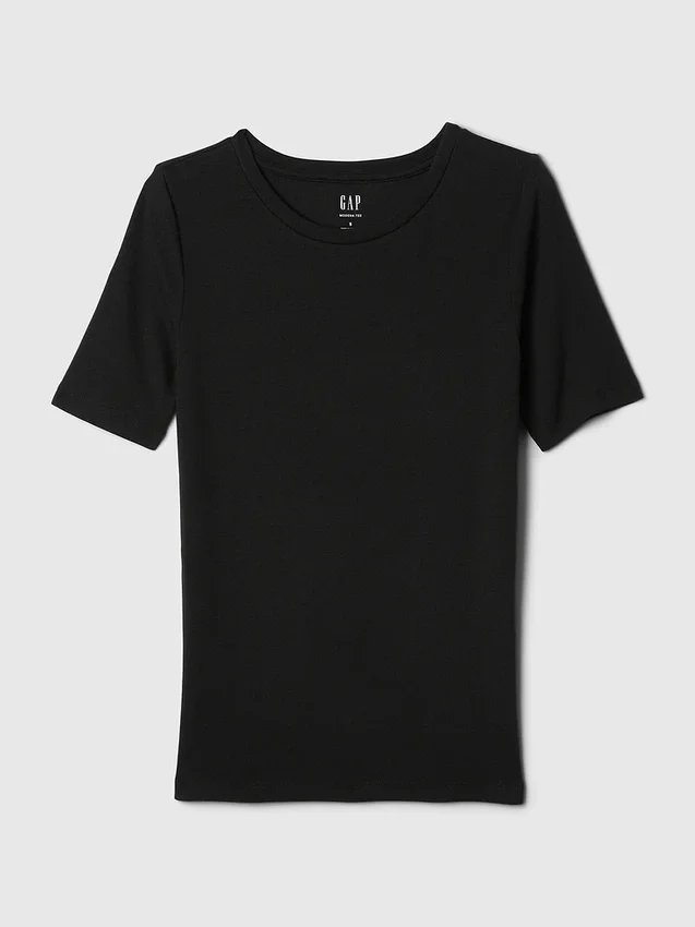 T-shirt moderne à col rond